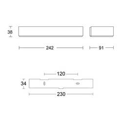 Steinel 052966 AUSSENLEUCHTE XSOLAR SOL-O ANT solární nástěnné osvětlení LED žádná 0.07 W antracitová