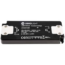 Deko Light FLAT, CV, UT24V/12W LED driver konstantní napětí 12 W 0 - 500 mA 24 V 1 ks