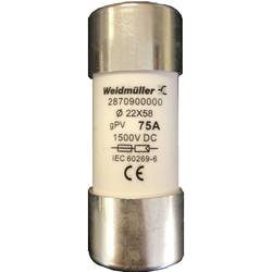 Weidmüller 2870900000 FUSE WSFL 22X58 75A 1K5V GPV trubičková pojistka Množství 10 ks