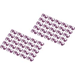 Digitus A-CC-MG Barevné sponky na propojovací kabel purpurová 100 ks