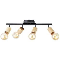 Brilliant Tiffany 99683/76 stropní lampa E27 28 W černá (matná), přírodní