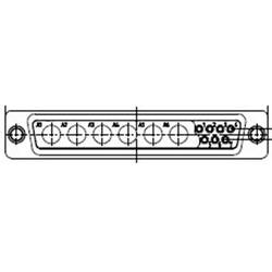 Molex Molex MOL Power & Signal Sol. 1731070153 D-SUB zástrčka Pólů: 43 pájené 1 ks Carton