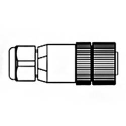 Molex 1300470037 konektor akčního/snímacího členu M12 zásuvka Počet pólů: 4 1 ks