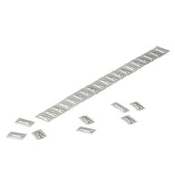 Weidmüller WSM 10 T potištěné nerezové štítky Otisk (Kabelový značkovač) T 1712501676