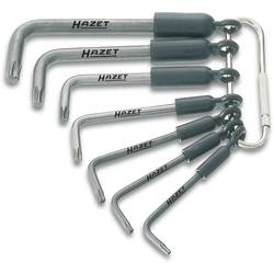 Hazet 2115-T/7R TORX sada klíčů T 8, T 10, T 15, T 20, T 25, T 30, T 40 7dílná