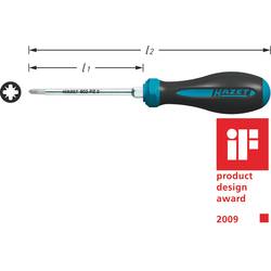Hazet 802-PZ3 802-PZ3 dílnu křížový šroubovák PZ 3 Délka dříku: 150 mm DIN ISO 8764-1, DIN ISO 8764-2
