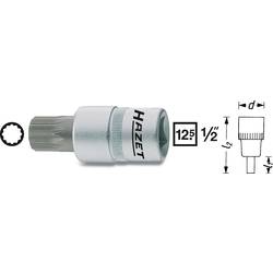 Hazet 990-16 čtyřzub (XZN) nástrčný klíč 16 mm 1/2