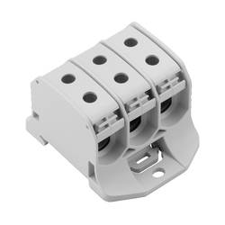 Weidmüller 2502620000 průchodková svorka 56.60 mm šroubovací šedá 3 ks