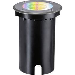 94845 Zigbee 3.0 Floor round Paulmann Home vestavný světlo 4.9 W RGBW železo (kartáčované)