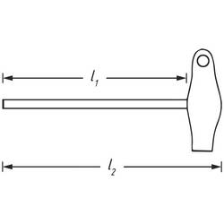 Hazet 828-10 inbusový šroubovák, velikost 10 mm 200 mm, vhodné pro dílnu