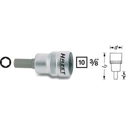 Hazet 8801K 8801K-6 inbus nástrčný klíč 6 mm 3/8