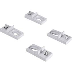 Fibox WMKQ10S Wall mount šedobílá (RAL 7035) 1 sada