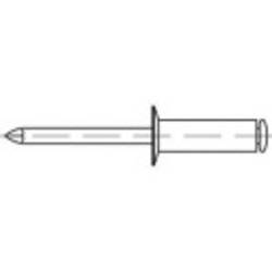 trhací nýt TOOLCRAFT 160230, (Ø x d) 4 mm x 18 mm, hliník, 500 ks