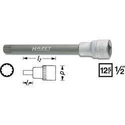 Hazet 990SLG-12 čtyřzub (XZN) nástrčný klíč 12 mm 1/2