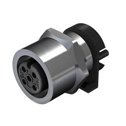 Weidmüller SAIE-M12B-4-F5.5TL vestavný zástrčkový konektor pro senzory - aktory, 2422940000, piny: 4, 10 ks