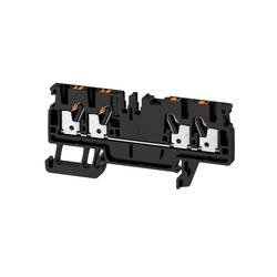 Weidmüller 1521820000 průchodková svorka 5.1 mm pružinová svorka černá 100 ks