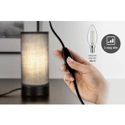 Paulmann Pia 77059 stolní lampa LED E14 černá (matná)