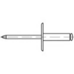 trhací nýt TOOLCRAFT 160313, (Ø x d) 4.8 mm x 16 mm, ocel, 250 ks