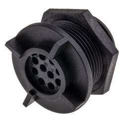 Bulgin PX0413/10S kulatý konektor DIN, 1 ks