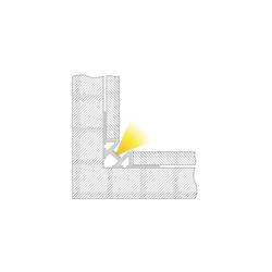 Deko Light 975341 EV-01-08 Dlaždicový profil hliník (d x š x v) 2500 x 43 x 43 mm 2.50 m