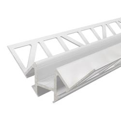 Deko Light 975375 EV-01-12 Dlaždicový profil hliník (š x v x h) 49 x 49 x 2500 mm 2.50 m