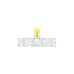 Deko Light 970285 AU-10-12 Drážkovaný profil hliník (d x š x v) 3000 x 18.20 x 13.70 mm 3 m