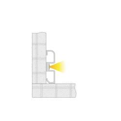 Deko Light 970602 AM-02-10 Profil podstavce hliník (d x š x v) 2000 x 15 x 58 mm 2 m
