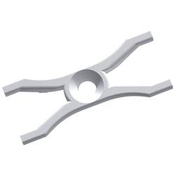 Deko Light 980023 Montageclip, Set (2 Stk.) Montážní spona plast (š x v x h) 13 x 3.20 x 32 mm 2 ks