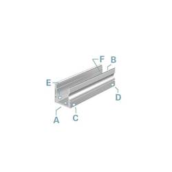 Deko Light 970121 AU-02-10 U profil hliník (d x š x v) 2000 x 16 x 15 mm 2 m