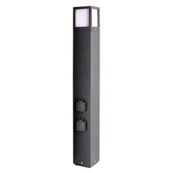 Deko Light 733065 Facado Socket venkovní stojací osvětlení E27 20 W tmavě šedá