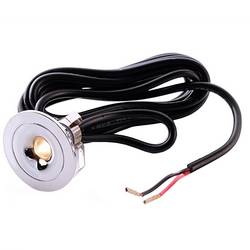 Deko Light 565173 Punto Lumi LED vestavné svítidlo, LED, pevně vestavěné LED, 1 W, stříbrná