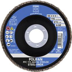 PFERD TOOLS 67746115 A Psf Steelox vějířový brusný kotouč Průměr 115 mm Ø otvoru 22.23 mm 10 ks
