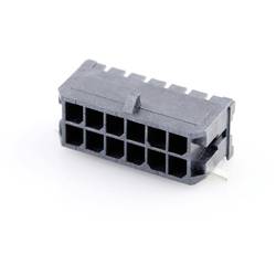 Molex vestavná pinová lišta (standardní) 12, rozteč 3 mm, 430451209, 1 ks Tape on Full reel
