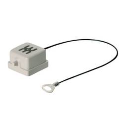 HDC enclosures, Size: 1, Protection degree: IP 65, Cover for lower part of housing, Side-locking clamp on lower side, Standard HDC 07A DMDL 2BO Weidmüller