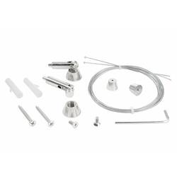 Deko Light 987060 Seilabhängung (schwenkbar) Set 2 Stk Suspension cable Délka kabelu: 2 m kov (Ø) 1 mm Package 1 ks