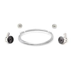 Deko Light 987060 Seilabhängung (schwenkbar) Set 2 Stk Suspension cable Délka kabelu: 2 m kov (Ø) 1 mm Package 1 ks