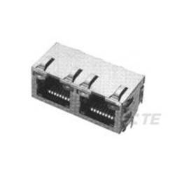 TE Connectivity TE AMP MODULAR JACKS - INVERTED AND LEDS, 2-6116353-4, 1 ks