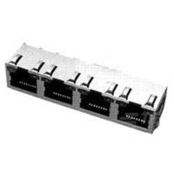 TE Connectivity TE AMP MODULAR JACKS - INVERTED AND LEDS, 1-5406552-1, 1 ks