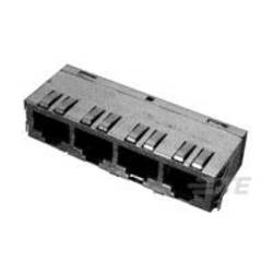 TE Connectivity TE AMP MODULAR JACKS - INVERTED AND LEDS, 6116125-1, 1 ks