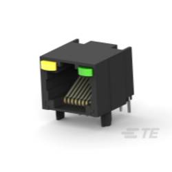 TE Connectivity TE AMP MODULAR JACKS - INVERTED AND LEDS, 5406533-1, 1 ks