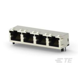 TE Connectivity TE AMP MODULAR JACKS - INVERTED AND LEDS, 5406552-1, 1 ks