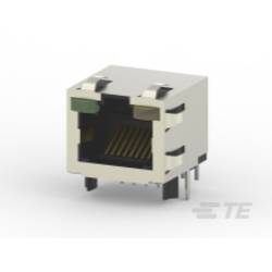 TE Connectivity TE AMP MODULAR JACKS - INVERTED AND LEDS, 2-406549-4, 1 ks