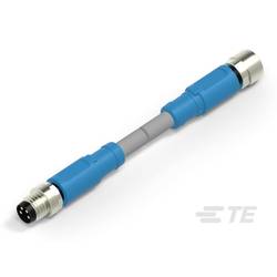 TE Connectivity upravený zástrčkový konektor pro senzory - aktory, T4062123004-004, 1 ks