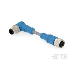 TE Connectivity upravený zástrčkový konektor pro senzory - aktory, T4162223004-002, 1 ks