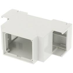 Hammond Electronics 1597DIN2MH53 pouzdro na DIN lištu otevřená 90 x 58 x 36 PPO světle šedá 1 ks