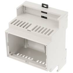 Hammond Electronics 1597DIN4M53V pouzdro na DIN lištu otevřená 90 x 58 x 71 PPO světle šedá 1 ks