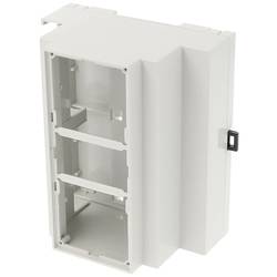 Hammond Electronics 1597DIN6MH53 pouzdro na DIN lištu otevřená 90 x 58 x 106 PPO světle šedá 1 ks
