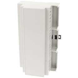 Hammond Electronics 1597DIN9MHC53V pouzdro na DIN lištu uzavřená 90 x 58 x 160 PPO světle šedá 1 ks