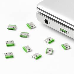 Smartkeeper Zámek k portu USB-C® CL04P1GN sada 10 ks zelená bez klíče CL04P1GN