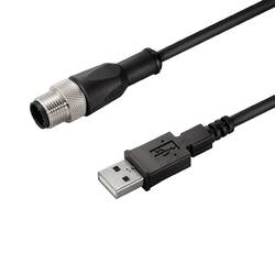 Weidmüller SAIL-M12G-USB-3.0U připojovací kabel pro senzory - aktory, 1268520000, piny: 4, 3.00 m, 1 ks